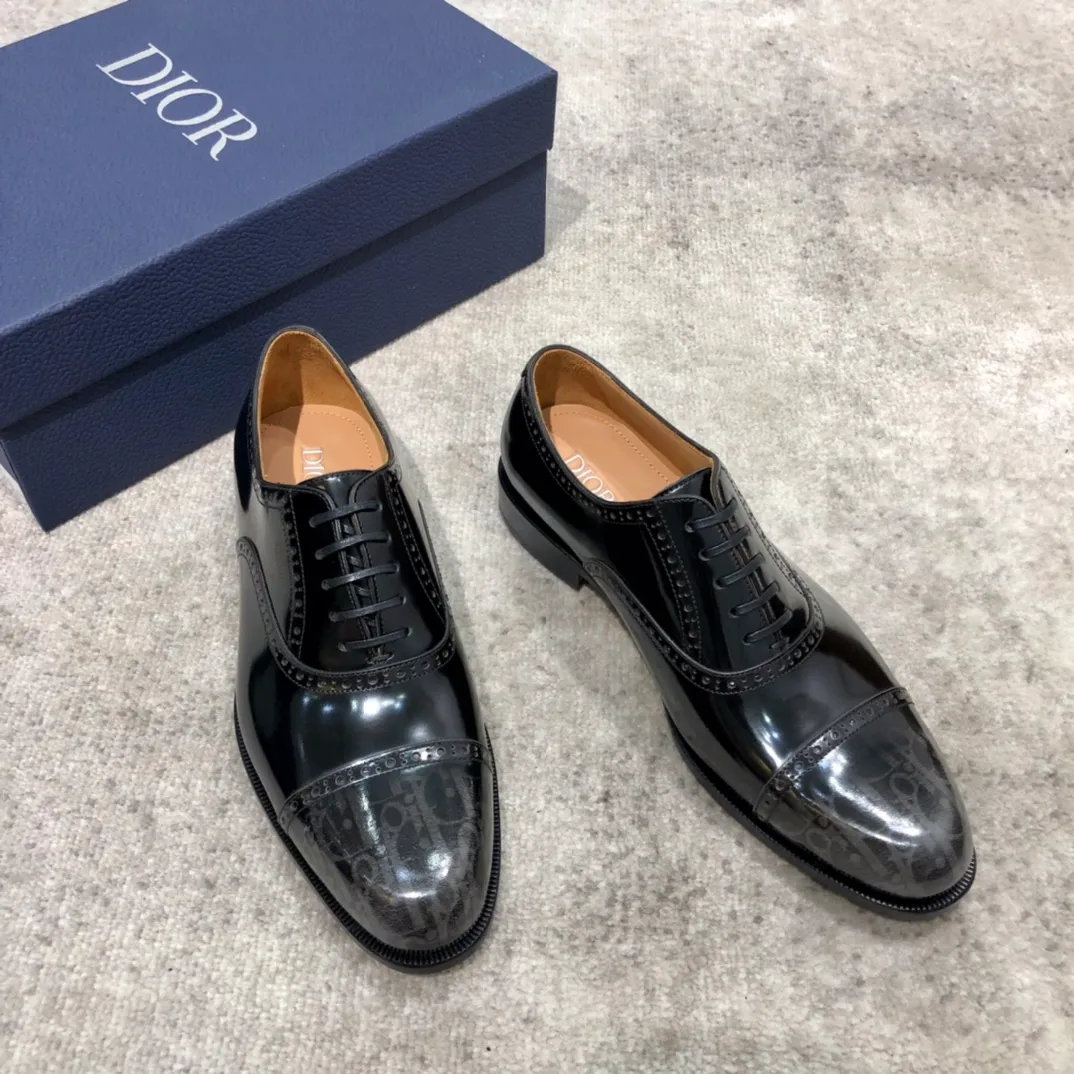Men's shoes 💰960 Dior high-end men's boutique casual leather shoes, imported cowhide upper, water-dyed cowhide lining, imported genuine leather outsole, perfect details, standard code 38-44 (45 is custom-made, non-returnable and non-exchangeable)